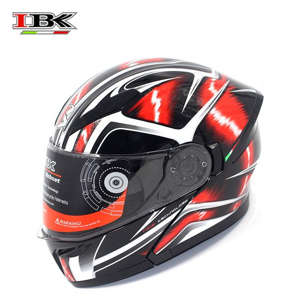 

ibk full face motorcycle helmets electric bicycle scooter casco anti-uv open face double lens four season ibk-965