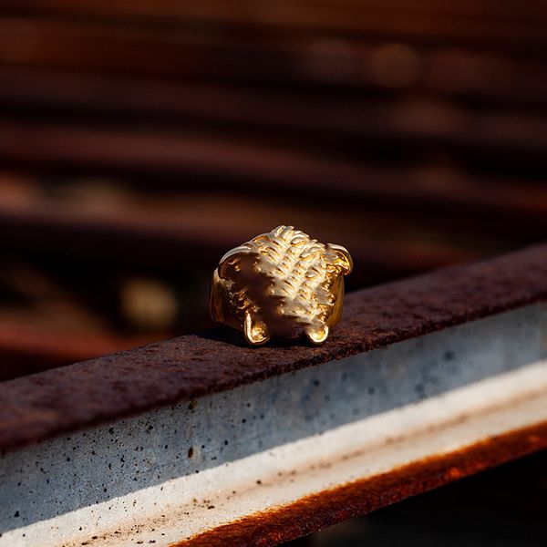 

2020 new man rings medusa bulk fashion gold ring titanium steel ring couple ring jewelry fashion wholesale, Silver