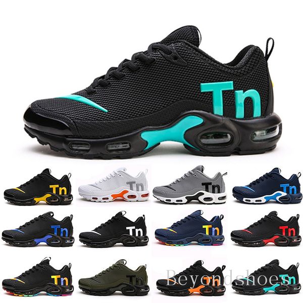 

2020 fashion tn plus mercurial mens sneakers chaussures homme tns men zapatillas mujer mercurial trainers running shoes size 7-13 hun5, Black