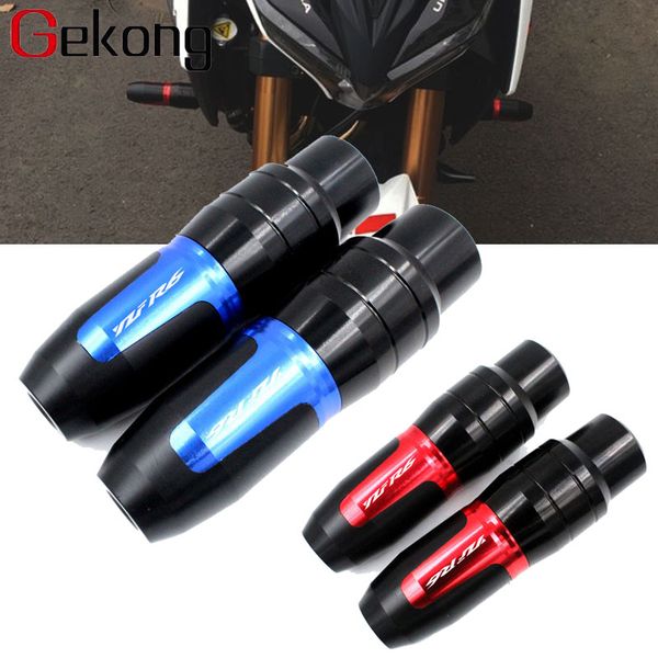 

fit for yzf-r6 yzfr6 yzf r6 motorcycle accessories cnc frame crash pads exhaust sliders crash protector with logo