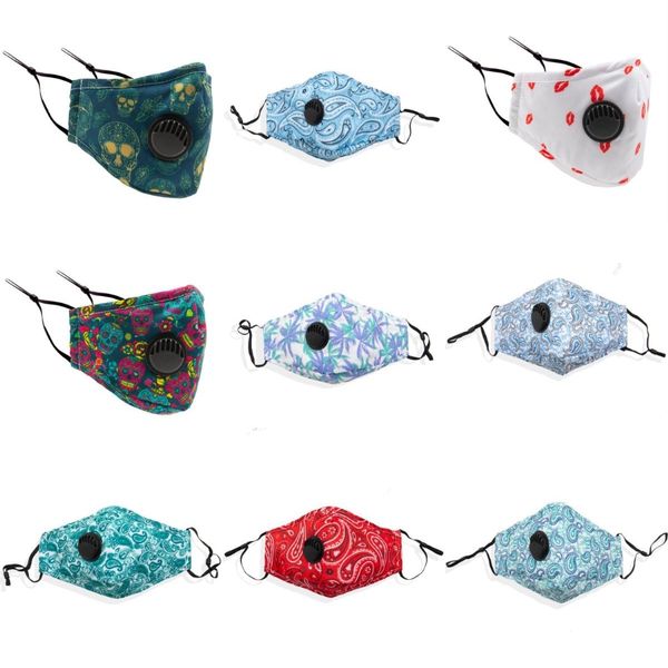 

fashion designer face masks luxury mask washable cloth dustproof outdoor cycling butterfly flower print masks fast shipping#426, Black