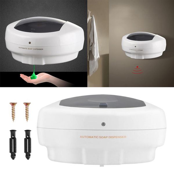 

automatic soap dispenser, 450ml touchless wall mount soap dispenser, battery operated infrared sensor, ultra-sensitive