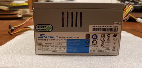 

for seasonic ss-350es active pfc f3 atx server power supply 350w