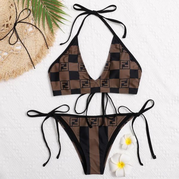 

2020 gold stamping bikini set padded women swimsuit push up bandeau swimwear summer beachwear brazil bathing suit, White;black