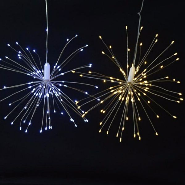 

120led firework light solar powered outdoor lawn lamps diy fairy garland flashing light for christmas festival garden home decor