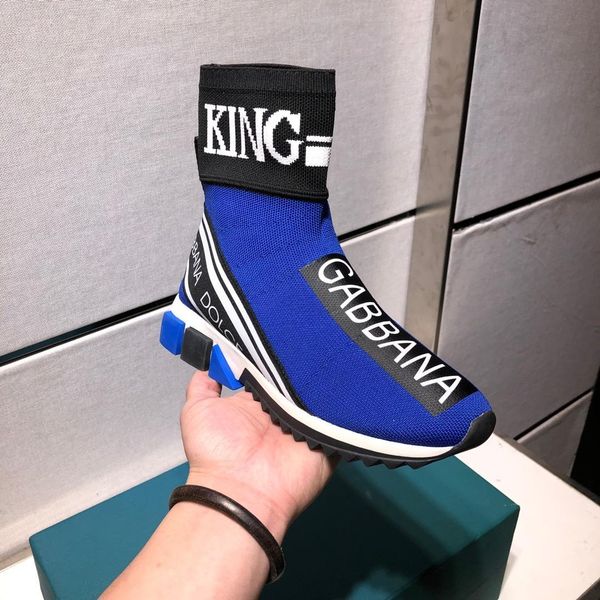 

2020-2019w limited edition tide brand men's knit casual shoes, fashion ankle boots, versatile comfortable sneakers, size