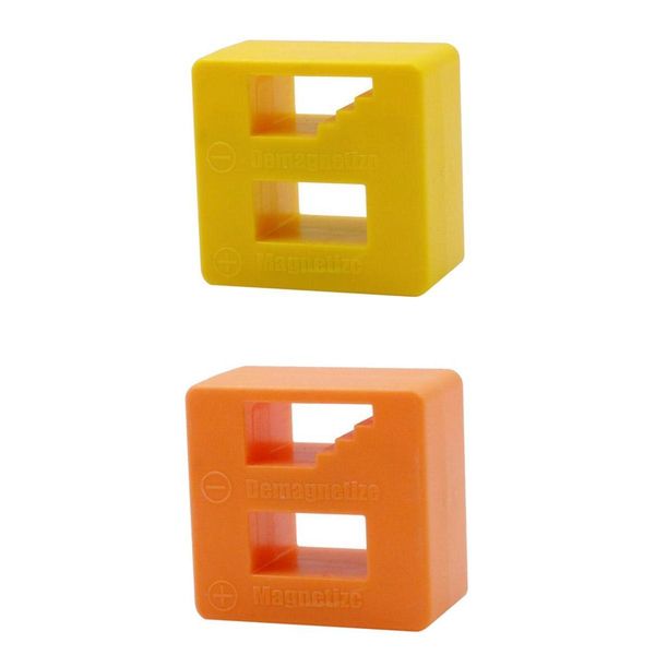 

2x 2-in-1 plastic demagnetizer magnetizer tools for screwdriver bits tips