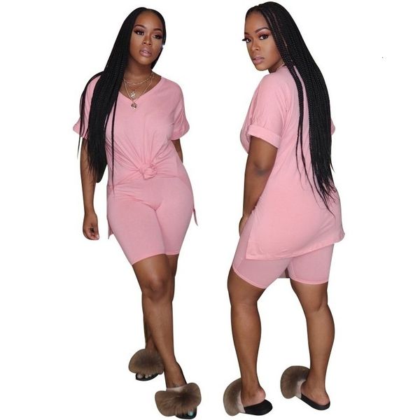 

women summer shorts set casual loose t shirt+shorts suit female streetwear tracksuit clothes women 2 two piece set outfits, Gray