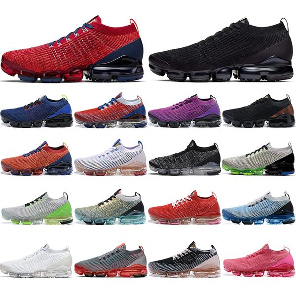 

fly 3.0 mens running shoes noble red dark grey total orange south beach vivid purple knit men women ourdoor sports sneakers, White;red