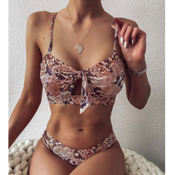 

leopard print designer bikini 2020 new swimsuit for women fashion push up padded femal swimwear brazilian maillot de bain feier222, White;black
