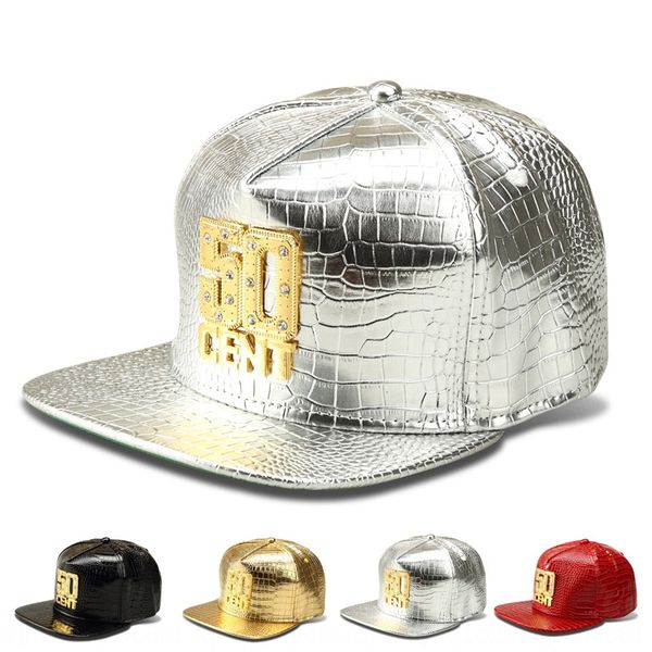 

new crocodile pattern alloy 50cent flat hat fashionable men' hip-hop baseball flat cap baseball cap and women' hip-hop hat, Blue;gray