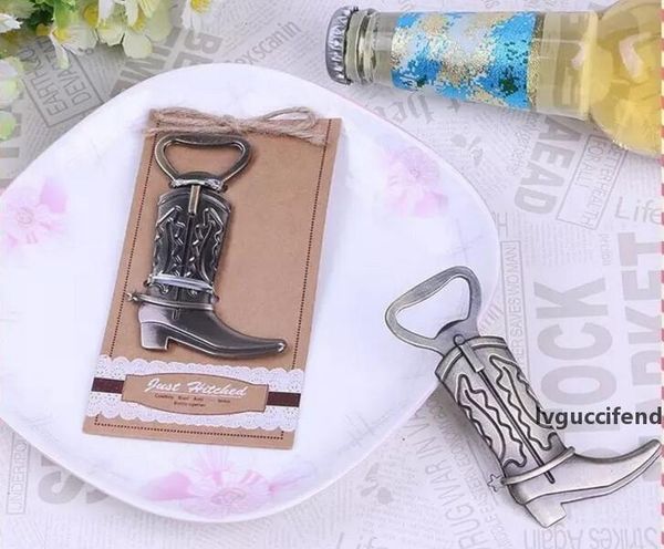 

express to your doorstep european wedding gift small gift alloy cowboy boots beer bottle opener shoes open bottle wine
