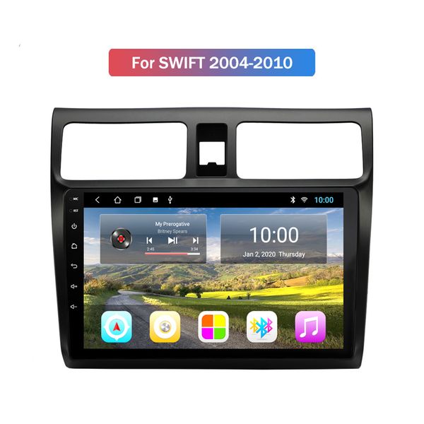 2 Din Android Video Video DVD Stero Playe Head Unit com GPS WiFi Bluetooth para Suzuki Swift 2004-2010