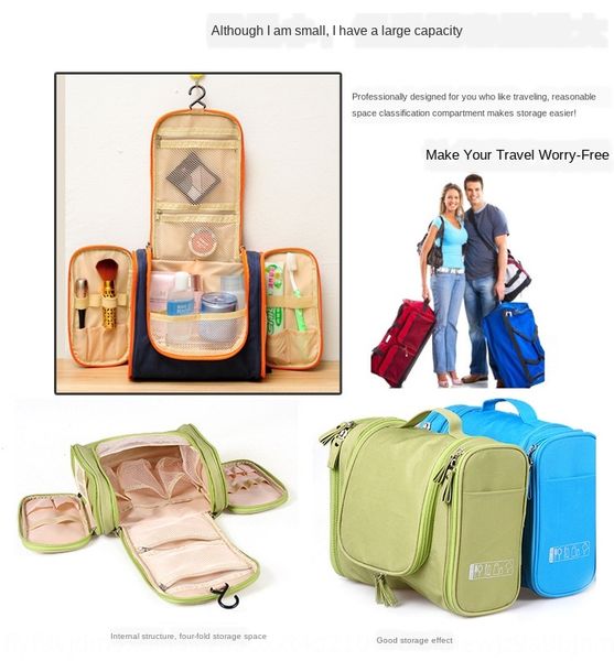

new double open wash makeup storage bag travel storage bag large without box