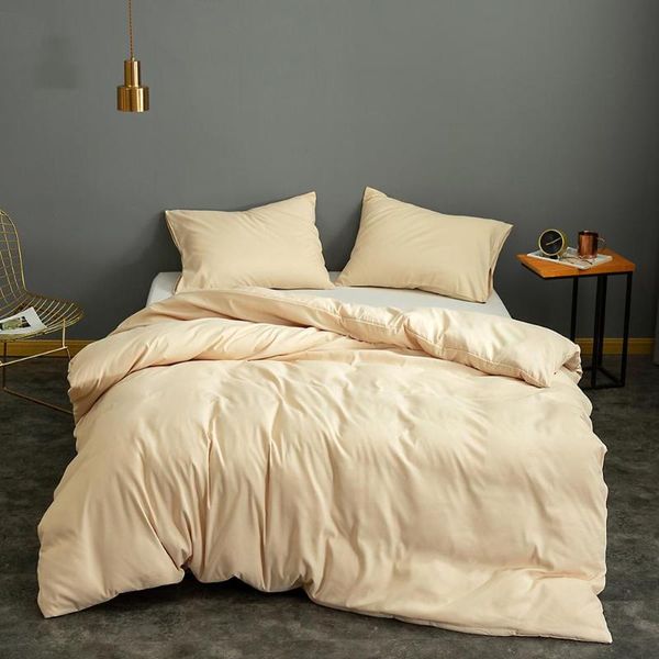 

duvet cover double size gold plain printed bed cover sets single//king bedclothes dekbedovertrek 200x220 bed linen euro