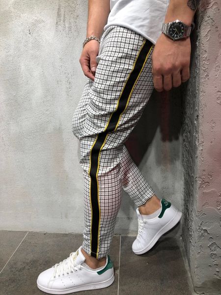 

men's pants 2020 fashion new mens europe and america style full length pants men casual sports trousers 3 colors size m-3xl, Black