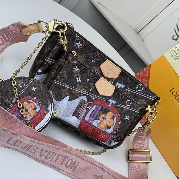 

fast delivery womens bag drop ship wallet purses style crossbody bag vintage classic money coin pocket leather womens chain shoulder bags