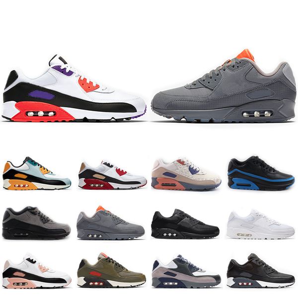 

90 mens sneakers running shoes camo green orange violet blue lahar escape game royal olive white red womens trainers sports shoes