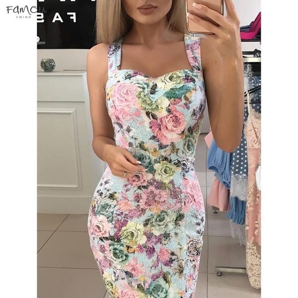 

dress women summer flower printed 2020 womens summer print color block sleeveless dress maxi mini sundress y4, Black;gray