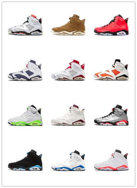 

2020 electric green 6 quality hare dmp 6s men women basketball shoes cat black infrared carmine white trainer sports sneakers