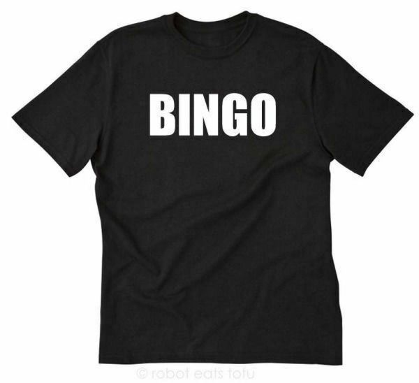 

bingo t shirt funny hilarious game bingo lover gift short sleeve tee shirt, Gray;blue