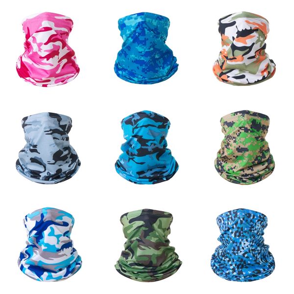 

2020 camouflage magic cycling scarf mask outdoor headscarf sport ski snowboard wind cap cycling balaclavas turban moto #524#776, Black