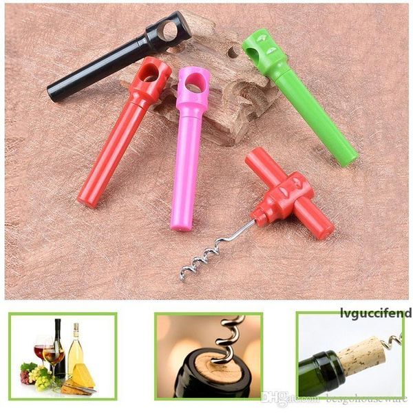 

plastic anti slip handle wine bottle opener stainless steel never rust corkscrew portable openers simple red wine bottle opener bh1362 tqq