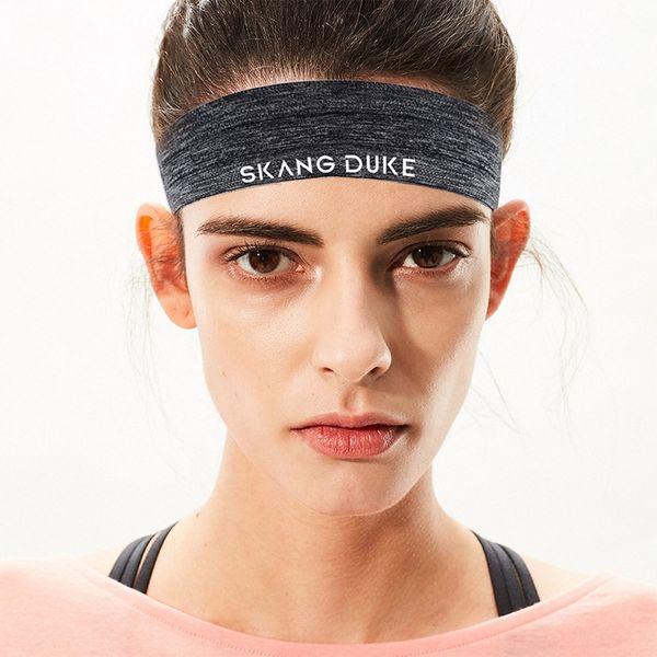 

jlsmf fitness head men's sports sweat-absorbing belt women's basketball running sweat-guiding headscarf sweat-proof head hair band, Yellow;black