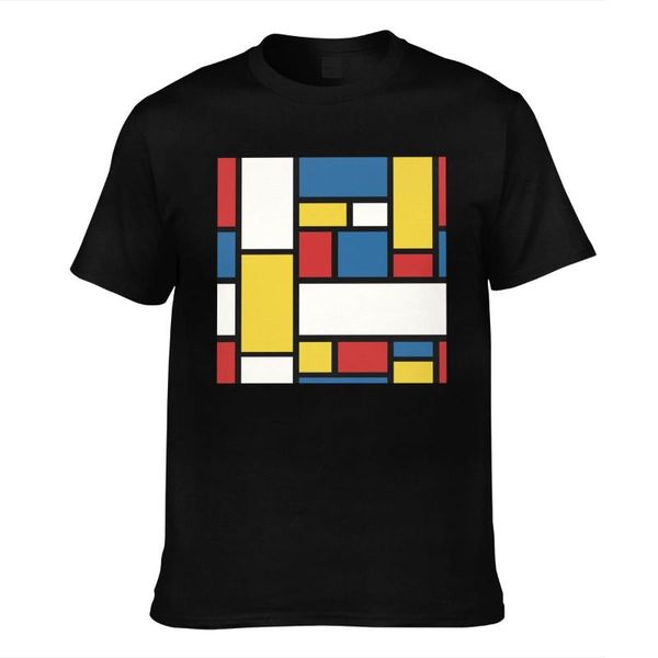 

2020 summer men's shorts piet mondrian print casual loose sports shorts casual short pants, White;black