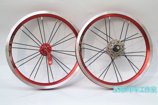 

litepro 14-inch folding 412/outer bicycle bicycle three-speed wheel set 16-inch outer three-speed wheel set