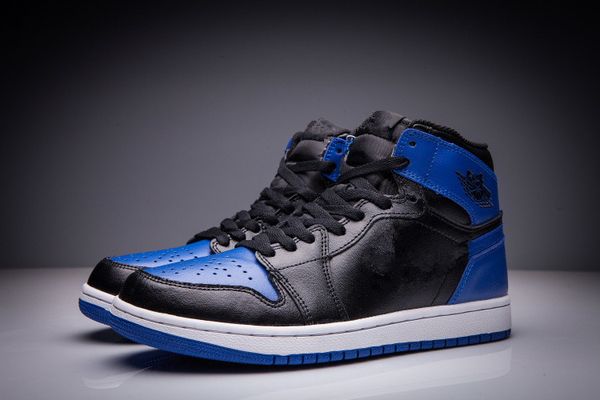 

оптовая с коробкой 1 og high royal blue men баскетбольная обувь черный белый я 1s спортивные тренажеры кроссовки с размером коробки 7-13