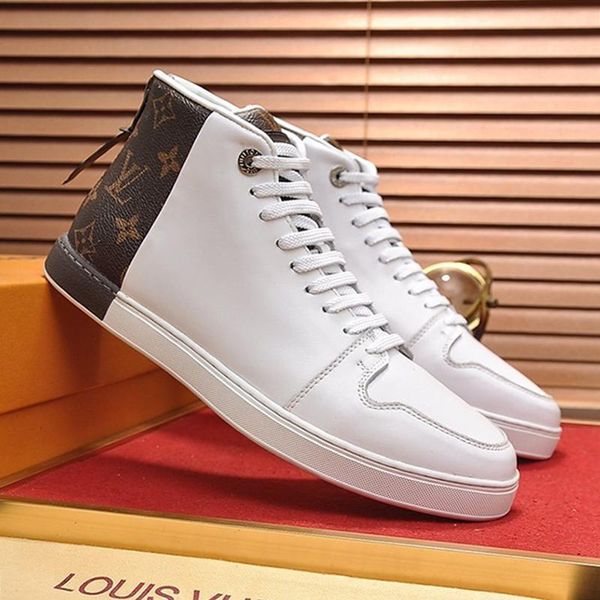 

fast delivery men 's shoes sale zapatos de hombre outdoor walking luxury sneakers fashion design comfortable high casual men shoes, Black