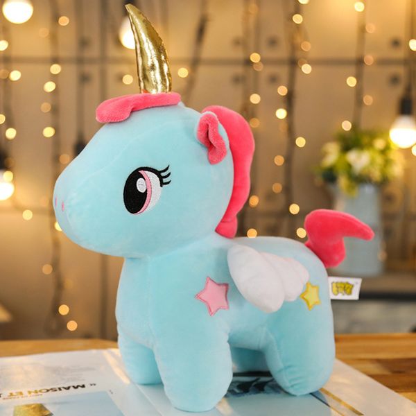 

40cm cute unicorn figurine plush soft animal toys for kids gifts