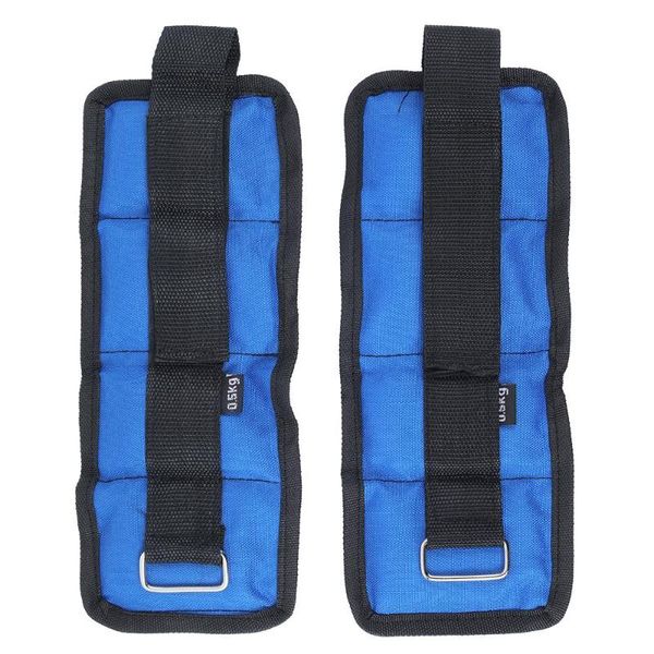 

1kg 2kg adjustable leg ankle weights sand bag body building resistance band ankle strap buckle weight lifting running, Blue;black