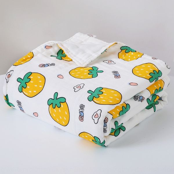 

jfjin steamed treasure class a 100*100 baby bath towel quilt six-layer pure cotton gauze children's quilt bubble cotton baby children&#