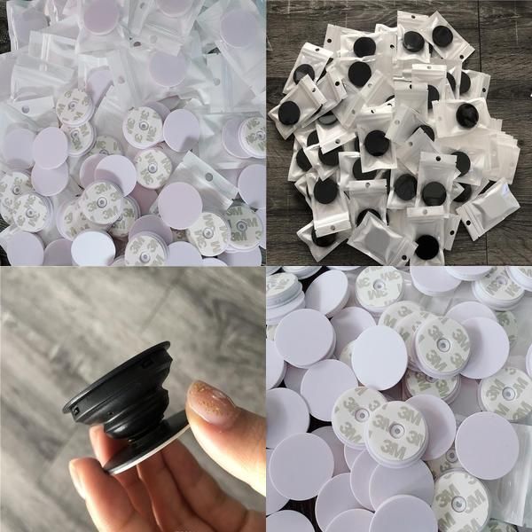 

universal cell phone holder with opp bag real glue expandable grip stand 360 degree finger holder flexible for iphone samsung bdmkr