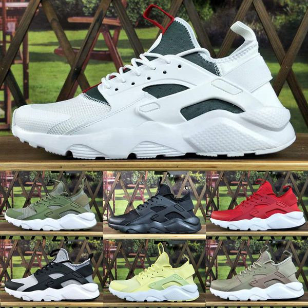 

new new high qaulitys huarache 1 4 white black shoes men women sneakers huaraches trainers huraches huarache casual shoes