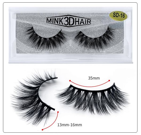 

25mm 5d mink lashes Bright eyes eyelash suitcase Extension SD Series Natural simulation 15mm mink lashes False Eyelashes lash box Soft