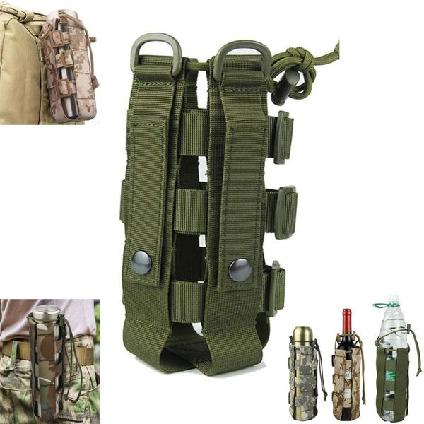 

outdoor bags molle tactical bottle bag, adjustable sports holder