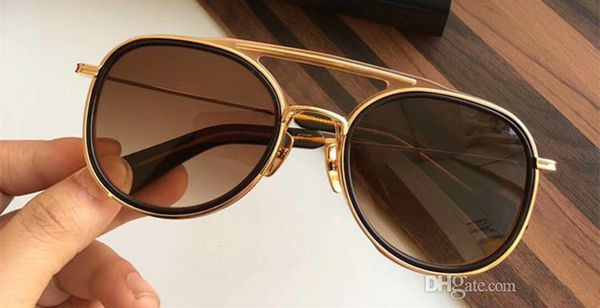 

2020 new retro-vintage sunglasses metal round double-bridge mirror uv400 fashional sunglasses full-set case outlet superior quality