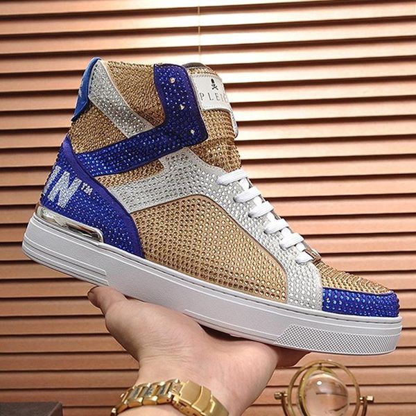 

men shoes fashion boots money beast hi -casual men shoes breathable bottes hommes with box fashion type mens shoes luxury style footwear, Black