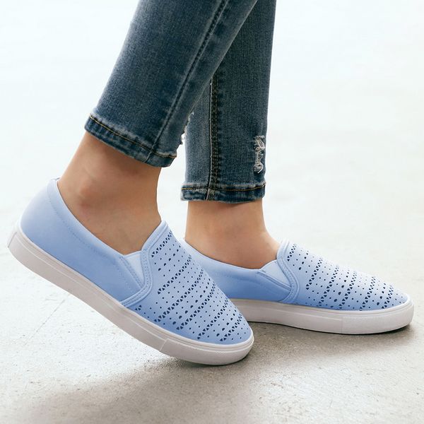 

women flat shoes mesh breathable shoes woman fashion sneakers soft comfortable slip on women's zapatos de mujer, Black