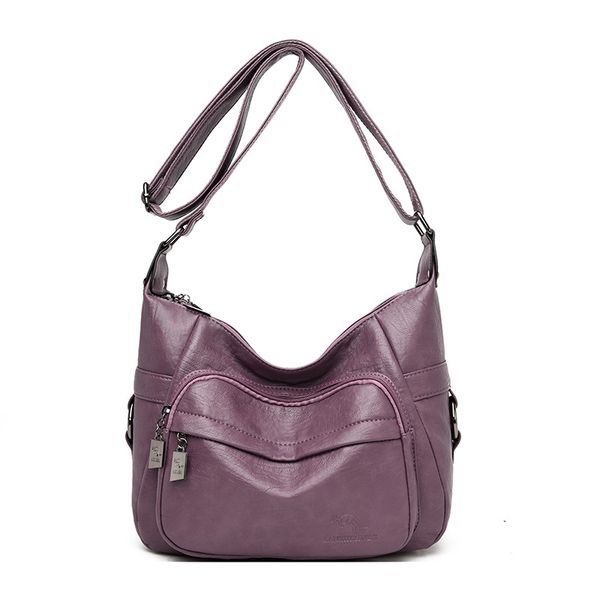 

new soft leather shoulder crossbody bags for women hobos bag lady big capacity genuine leather women's handbags bolsas feminina