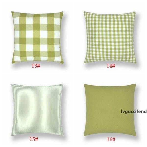 

16styles plaid cushions cover throw pillow covers check pillows case decor office car home sofa decoration spandex pillowcase dbc bh3256