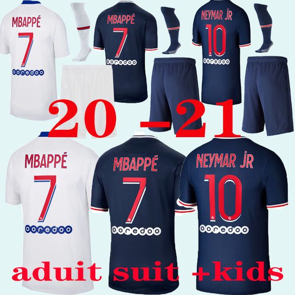 

maillots футбольных комплектов 20 21 футбола джерси 2020 2021 mbappe icardi неймар рубашки jr мужчин дети наборов равномерные майо-де-футовы, Black;yellow