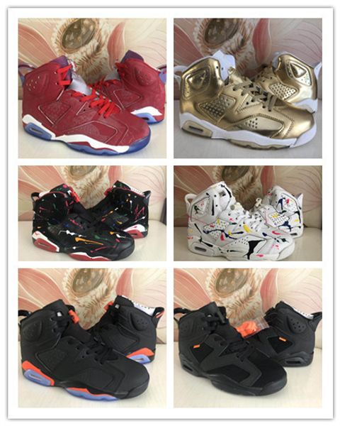

wholesale 6 vi black red white gold men basketball shoes sneakers 6s sports grey trainers high qaulitys with box size 5.5-13