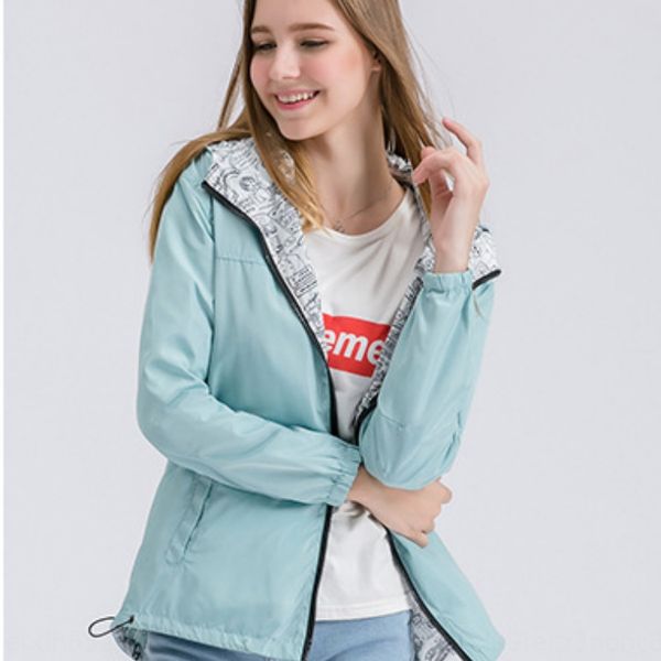 

spring new women's wear loose large size student women's hooded coat thin coat, Black;brown