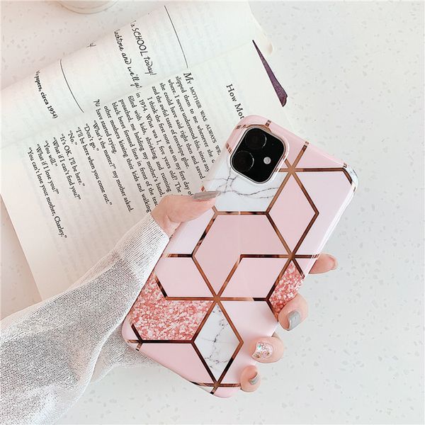 

plating marble imd silicone case for iphone 11 pro max x xr xs max soft phone cover for iphone 6 6s 7 8 plus case fundas