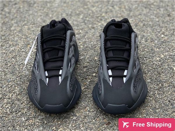 

authentic boots 700 v3 alvah h67799 running shoes men women azael fw4980 glow in the dark kanye west runner wave with original box