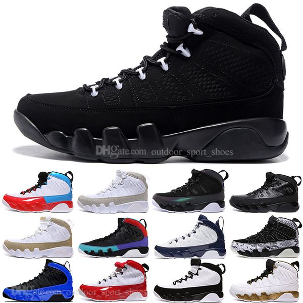 

9 gym red dream it do it mens basketball shoes unc 9s og space jam black white bonze men women sport design sneakers trainers